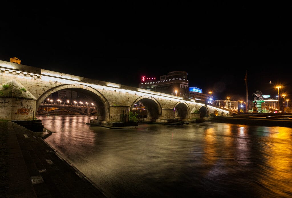 Stone bridge Skopje