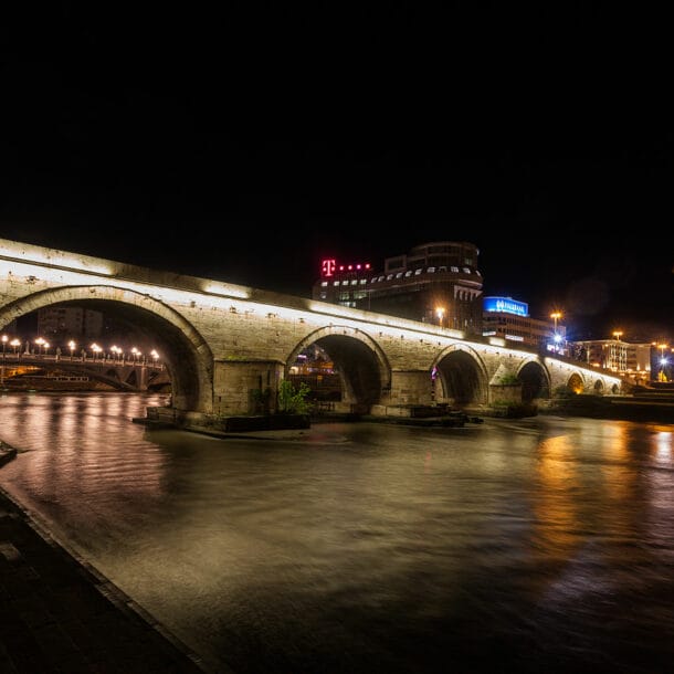 Stone bridge Skopje